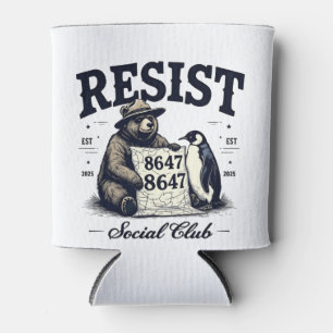 Bear Resist Protect National Park Anti Trump 8647  Can Cooler