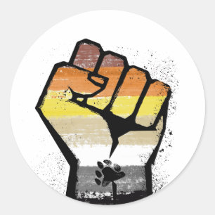 Bear Resistance Classic Round Sticker