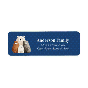 Bear Return Address Labels