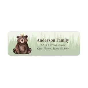Bear Return Address Labels