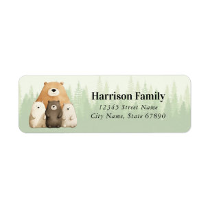 Bear Return Address Labels