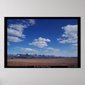 Bear River Mountain Range Poster
