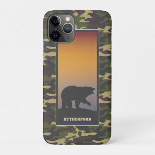 Bear Roar and Camo Case-Mate iPhone Case