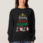 Bear Santa Hat Merry Quarantine Christmas 2020 Xma Sweatshirt<br><div class="desc">Bear Santa Hat Merry Quarantine Christmas 2020 Xmas Tree</div>