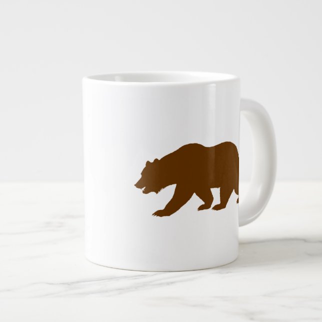 Bear Shape Large Coffee Mug (Front Right)