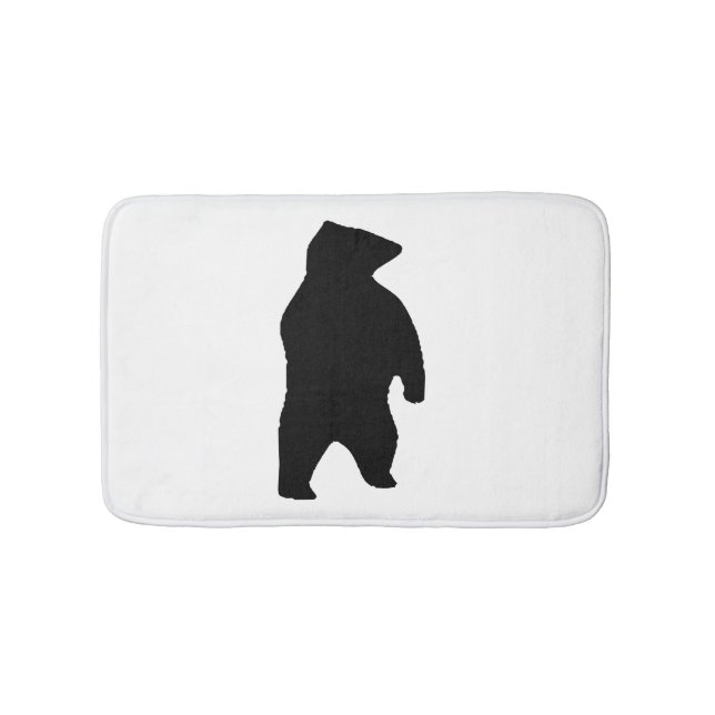 Bear Silhouette Bath Mat (Front)