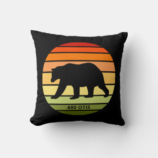 Bear Silhouette No. 480 Otis Cushion