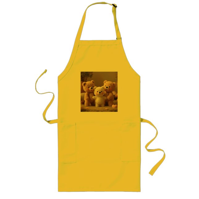 Bear sirt long apron (Front)