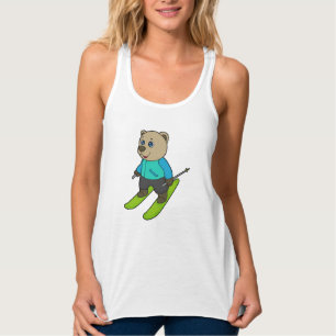 Bear Skier Ski Singlet