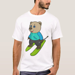 Bear Skier Ski T-Shirt