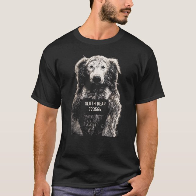 Bear Sloth Bear Bear T-Shirt (Front)