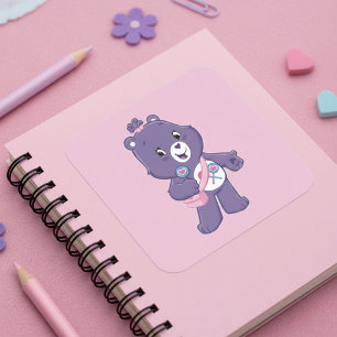 Bear Square Sticker
