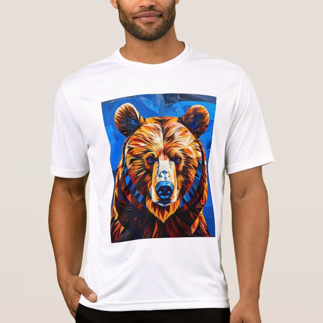 Bear Stained Glass T-Shirt (Front)