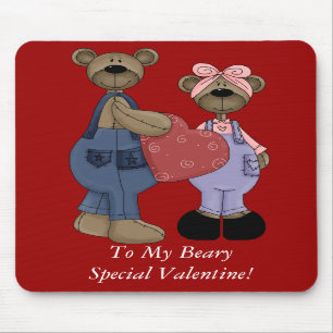 Bear Sweethearts Customisable Mousepad
