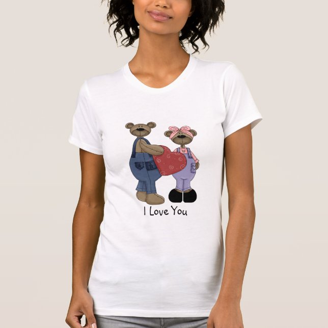 Bear Sweethearts Customisable T-Shirt (Front)