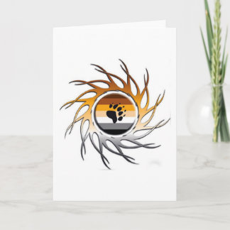 Bear Swirl Greeting Card