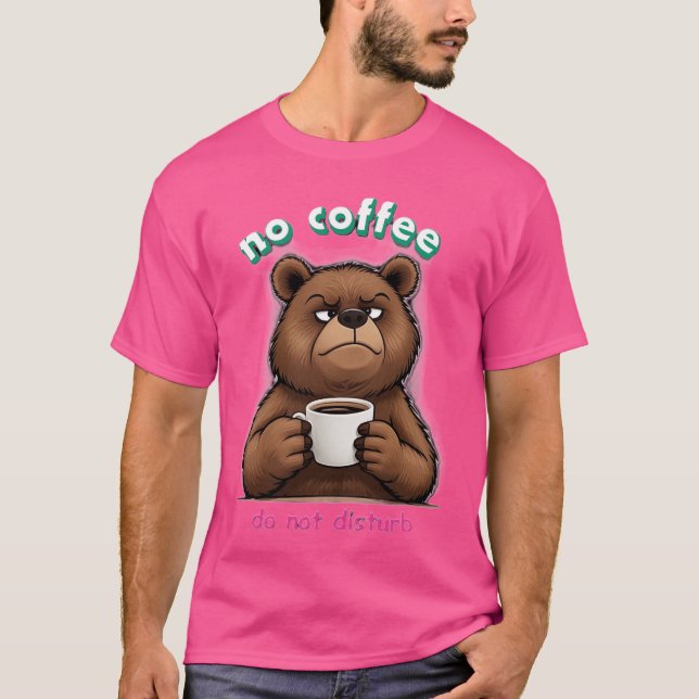 Bear T-shirt and cup of coffee (Front)