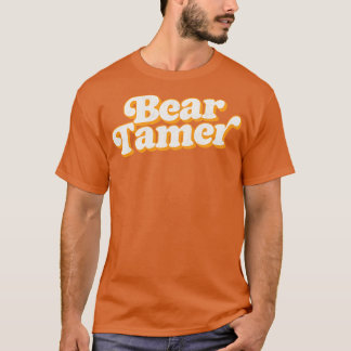 Bear Tamer Faded Vintage Style Design T-Shirt