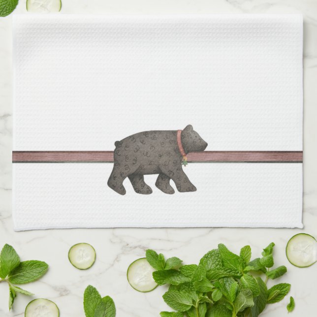 Bear Tea Towel (Folded)
