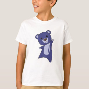 Bear Teddy Bear Little Bear Blue Funny Animals For T-Shirt
