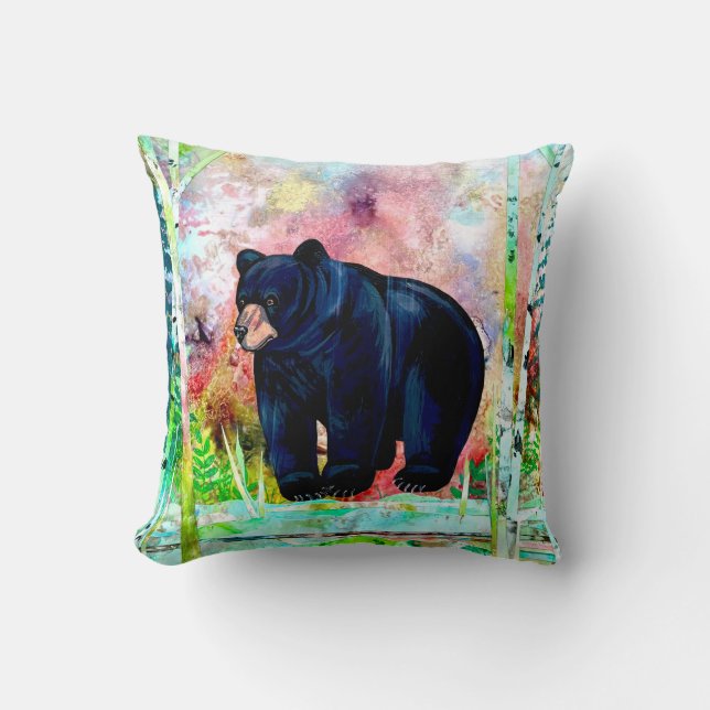 Bear throw pillow (Front)