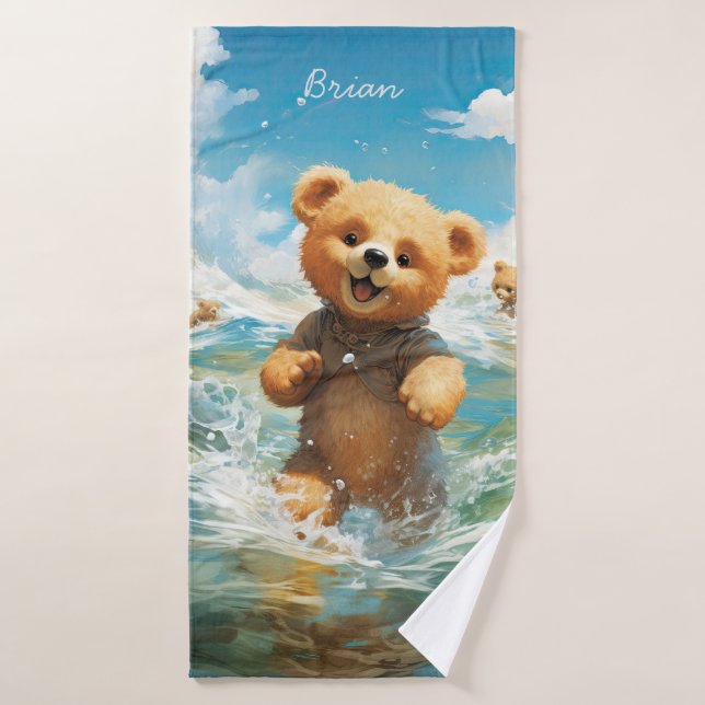 Bear Towels for All year towel Fun (Bath Towel)