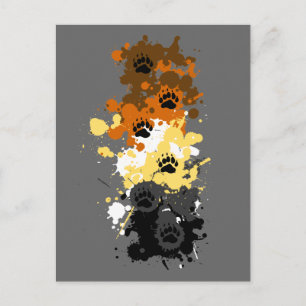bear tracks postcard