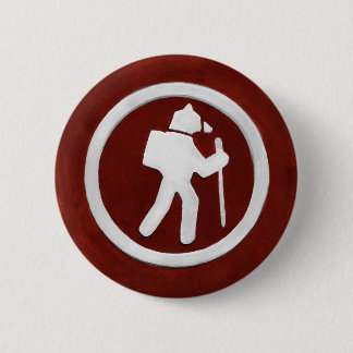 Bear Trail Marker 6 Cm Round Badge