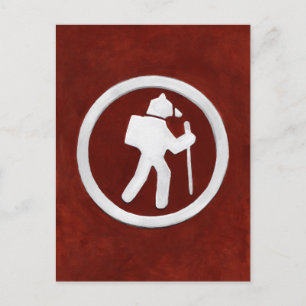 Bear Trail Marker Postcard