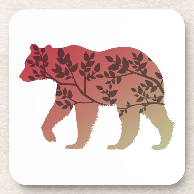 Bear Tree Coaster (Front)