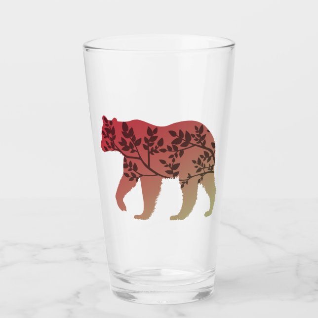 Bear Tree Glass (Front)