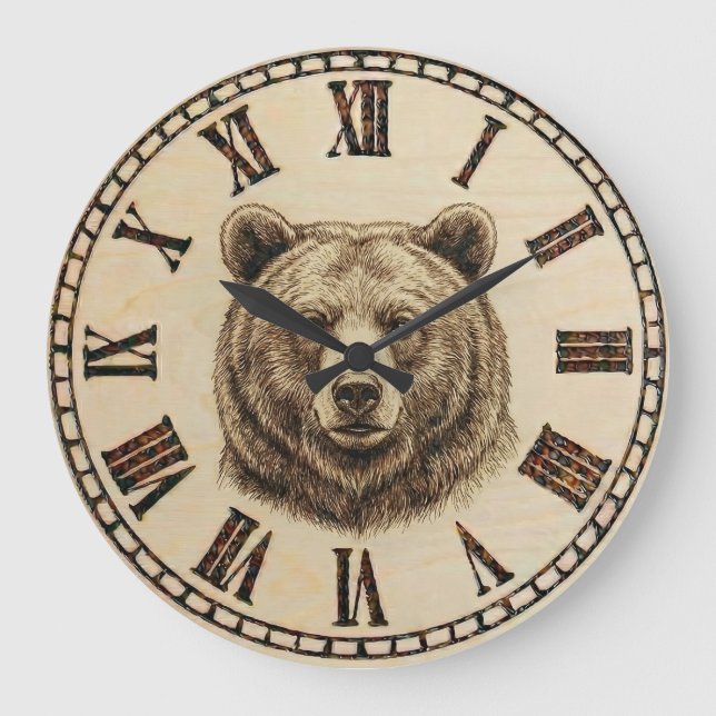 Bear Wall Clock (Front)
