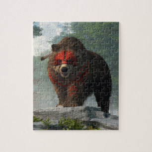 Bear Warrior Jigsaw Puzzle