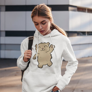 Bear Waving Hoodie