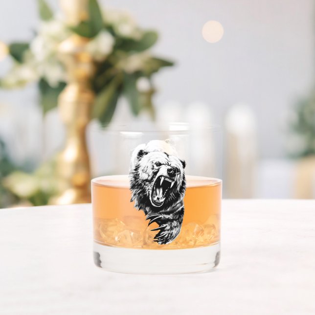 Bear Whiskey Glass (Insitu (Wedding))