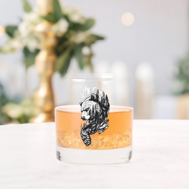 Bear Whiskey Glass (Insitu (Wedding))