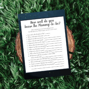 Bear Who Knows Mummy Best Baby Shower Game Invitation