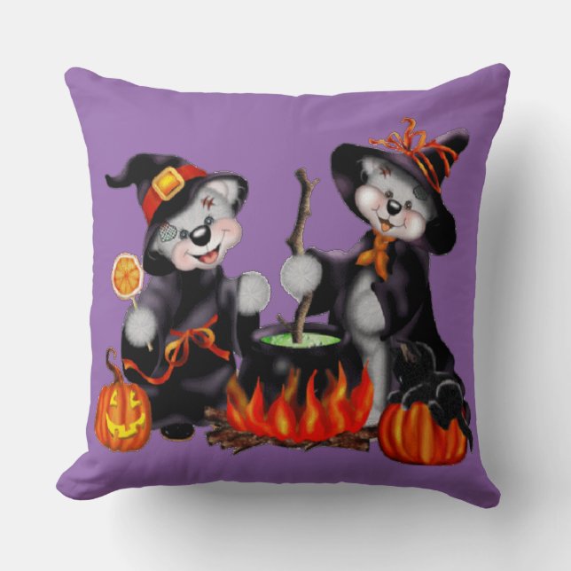 Bear Witches Cushion (Front)