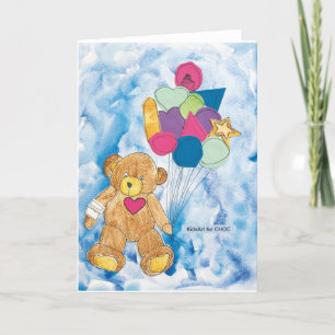 Bear with Balloons Thank You Card