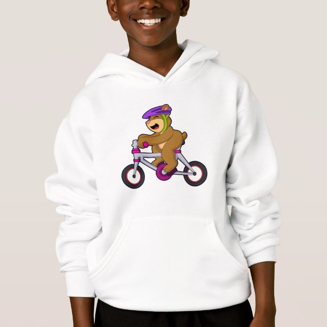 Bear with Bicycle & Helmet (Front)