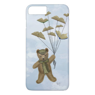 Bear with Book Butterflies 3 Case-Mate iPhone Case
