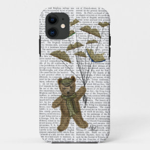 Bear with Book Butterflies Case-Mate iPhone Case