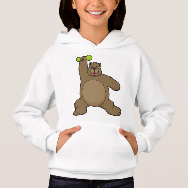 Bear with Dumbbell at Yoga Fitness (Front)