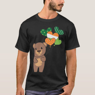 Bear With Ireland Balloons Cute Animals For Good L T-Shirt