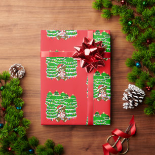 Bear with JOY Christmas Wrapping Paper