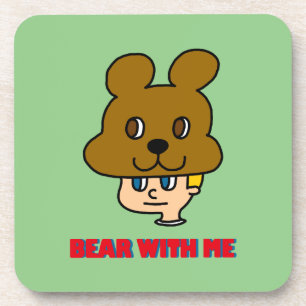 Bear with Me Beverage Coaster