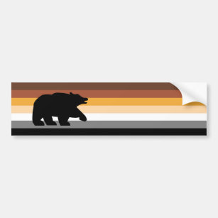 Bear with Pride Bumper Sticker