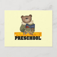 Bear with Ruler Preschool Tshirts and Gifts