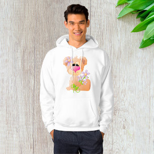 Bear With Sunshine Flowers Hoodie