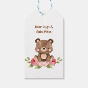 Bear-y Hugs and Cute Vibes Gift Tag
